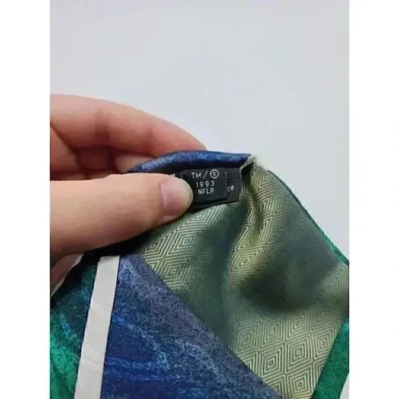 Vintage 1993 NFL Looney Tunes Football WB Taz & Daffy Surrey Cartoon Tie CR3 - Picture 4 of 6